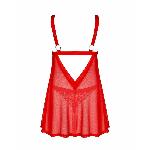 Бебі-дол Obsessive Elianes babydoll & thong XL/2XL - мініатюра 4