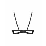 Бюстгальтер Obsessive Nutris bra, XL/2XL, мереживо, м’які чашки, кісточки під грудьми - мініатюра 4