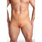 Накладна вагіна Master Series Silicone Vagina + Butt Panties - Small - мініатюра 10