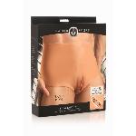 Накладна вагіна Master Series Silicone Vagina + Butt Panties - Small - мініатюра 9