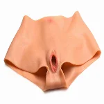 Накладна вагіна Master Series Silicone Vagina + Butt Panties - Small - мініатюра 1