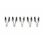 Набір кілець з кігтями Master Series Five-Piece Sensation Claw Rings - Silver - мініатюра 7