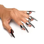 Набір кілець з кігтями Master Series Five-Piece Sensation Claw Rings - Silver - мініатюра 1
