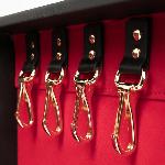 Набір для BDSM Bedroom Fantasies: Bondage Suitcase 13 Pcs - Cow Leather - мініатюра 5