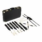 Набір для BDSM Bedroom Fantasies: Bondage Suitcase 13 Pcs - Cow Leather - мініатюра 2