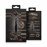 Нашийник с флогером Rosy Gold - Collar with Flogger - Black - мініатюра 5