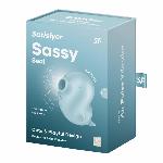 Вакуумний кліторальний стимулятор з вібрацією Satisfyer Sassy Seal, 2 незалежні мотори - мініатюра 2