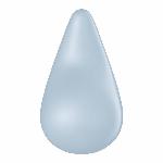 Вібратор для зовнішньої стимуляції Satisfyer Dew Drop Blue, 2 мотори, 12 режимів, м’який корпус - мініатюра 4