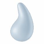 Вібратор для зовнішньої стимуляції Satisfyer Dew Drop Blue, 2 мотори, 12 режимів, м’який корпус - мініатюра 3