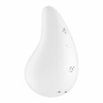 Вібратор для зовнішньої стимуляції Satisfyer Dew Drop White, 2 мотори, 12 режимів, м’який корпус - мініатюра 5
