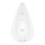 Вібратор для зовнішньої стимуляції Satisfyer Dew Drop White, 2 мотори, 12 режимів, м’який корпус - мініатюра 6