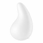 Вібратор для зовнішньої стимуляції Satisfyer Dew Drop White, 2 мотори, 12 режимів, м’який корпус - мініатюра 2