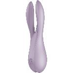 Кліторальний вібратор Satisfyer Threesome 2 Violet, 3 гнучкі пальчики, 3 мотори - мініатюра 5