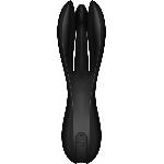 Кліторальний вібратор Satisfyer Threesome 2 Black, 3 гнучкі пальчики, 3 мотори - мініатюра 7