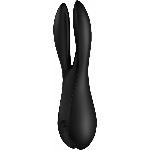 Кліторальний вібратор Satisfyer Threesome 2 Black, 3 гнучкі пальчики, 3 мотори - мініатюра 5