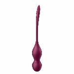 Смарт-вагінальні кульки з вібрацією Satisfyer Love Birds Vary Connect App, змінювана маса, пульт ДК - мініатюра 4