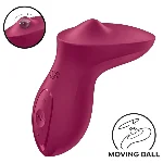 Вібратор для клітора з перлинною стимуляцією Satisfyer Exciterrr Berry, 2 незалежні мотори - мініатюра 1