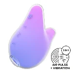 Вакуумний кліторальний стимулятор з вібрацією Satisfyer Mermaid Vibes Violet/Pink, 2 мотори - мініатюра 1
