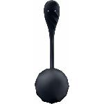 Смарт-віброяйце Satisfyer Ribbed Petal Connect App Black, керування зі смартфона, пульт ДК - мініатюра 5