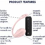 Смарт-віброяйце Satisfyer Ribbed Petal Connect App Rose, керування зі смартфона, пульт ДК - мініатюра 3