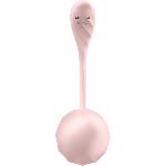 Смарт-віброяйце Satisfyer Ribbed Petal Connect App Rose, керування зі смартфона, пульт ДК - мініатюра 5
