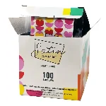 Набір латексних серветок Satin Dams Assorted 100 шт - мініатюра 1