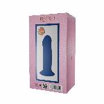 Двошаровий дилдо Adrien Lastic Hitsens 1 Blue, підходить для страпона, діаметр 4,5 см, довжина 17,7 см - мініатюра 3
