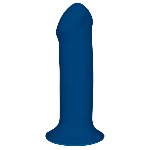 Двошаровий дилдо Adrien Lastic Hitsens 1 Blue, підходить для страпона, діаметр 4,5 см, довжина 17,7 см - мініатюра 1