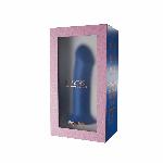Двошаровий дилдо Adrien Lastic Hitsens 1 Blue, підходить для страпона, діаметр 4,5 см, довжина 17,7 см - мініатюра 2