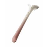 Розкішний вібромасажер Zalo – Calla Blossom Pink, двосторонній, 2 мотори - мініатюра 3