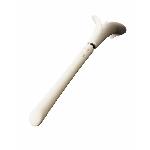 Розкішний вібромасажер Zalo – Calla Ivory White, двосторонній, 2 мотори - мініатюра 3