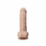 Фалоімітатор SilexD Vetus Real Skin Flesh (8in MODEL 1) суперсофт-силікон+Silexpan, діаметр 4,1 см - мініатюра 2