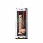 Фалоімітатор SilexD Vetus Real Skin Flesh (8in MODEL 1) суперсофт-силікон+Silexpan, діаметр 4,1 см - мініатюра 6