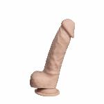 Фалоімітатор SilexD Johnny Real Skin Flesh MODEL 1, суперреалістичний, на присосці, діаметр 3,8 см - мініатюра 3