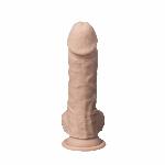 Фалоімітатор SilexD Johnny Real Skin Flesh MODEL 1, суперреалістичний, на присосці, діаметр 3,8 см - мініатюра 4