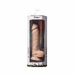 Фалоімітатор SilexD Tomas Real Skin Flesh MODEL 1, реалістичний, на присосці, діаметр 4,9 см - мініатюра 6