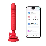 Смарт-міні секс-машина Lovense Mission 2 Vibrating suction cup dildo, 6500 вібрацій/хв, Touch Sense - мініатюра 1