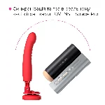 Смарт-міні секс-машина Lovense Mission 2 Vibrating suction cup dildo, 6500 вібрацій/хв, Touch Sense - мініатюра 11