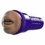Мастурбатор-ротик Fleshlight Boost Blow Medium Dark Flesh, плаваючі кільця Turbo Tech - мініатюра 4