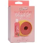 Набір для мінету Doc Johnson GoodHead Grapefruit Blowjob Set - Yellow - мініатюра 4