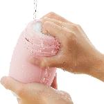 Мастурбатор TENGA PUFFY Strawberry Pink, ультрам’який матеріал, багаторазовий, наскрізний - мініатюра 7