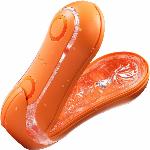 Мастурбатор Tenga Flip Orb — Sunset Orange, з можливістю зміни тиску та стимулювальними кульками всередині - мініатюра 3