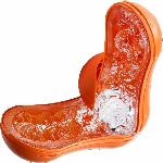 Мастурбатор Tenga Flip Orb — Sunset Orange, з можливістю зміни тиску та стимулювальними кульками всередині - мініатюра 8