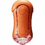 Мастурбатор Tenga Flip Orb — Sunset Orange, з можливістю зміни тиску та стимулювальними кульками всередині - мініатюра 4