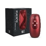 Мастурбатор з вібрацією Manwan SUB.ONE Velvet Red - мініатюра 7