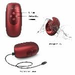 Мастурбатор з вібрацією Manwan SUB.ONE Velvet Red - мініатюра 3
