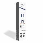 Фалоімітатор подвійний Strap-On-Me DOUBLE DONG REALISTIC DILDO - SNAKY METALLIC COLOR - мініатюра 4