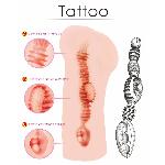 Мастурбатор-вагіна Kokos Tattoo - мініатюра 3