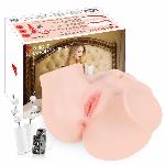 Мастурбатор Kokos 001 Adel ONAHOLE Real Vagina 2WayPlus з функцією масажу та вібрацією - мініатюра 4