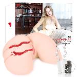 Мастурбатор Kokos 002 Hanna ONAHOLE Real Hips 2WayPlus з вібрацією та масажем - мініатюра 4